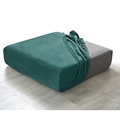 economico Rivestimento seduta e braccioli divano-1 pezzo di fodera per cuscino per divano in velluto elasticizzato, fodera per cuscino in peluche bordeaux per cuscino per sedia, protezione per mobili, cuscino per sedile, fodera per divano con fondo