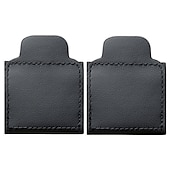 levne Potahy na autosedačky-seřizovač bezpečnostního pásu auta suchý zip pu kožený bezpečnostní pás pro děti těhotné s omezovačem pevná spona proti natahování krku bříška
