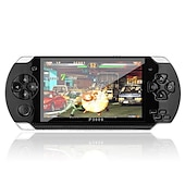 abordables entretenimiento electronico-x6 versión actualizada 4.3 pulgadas psp juego de mano 8 gb arcade nes nostálgico sup64 bit handheld mp5 player factory