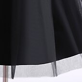 levne Párty šaty-Batole Dívčí Šaty na párty Pevná barva Bez rukávů Krátký rukáv Výkon Síťka Roztomilý Princeznovské Polyester Midi Šaty na párty Léto Jaro 3-7 let Černá Bílá Světlá růžová