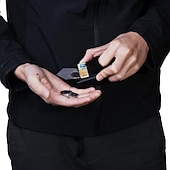 ieftine suporturi pentru carduri și cutii-Portofel de afaceri din aluminiu pentru bărbați cu sau fără buzunar pentru bani suport de carduri de identitate blocare RFID portofel metalic subțire punguță pentru monede