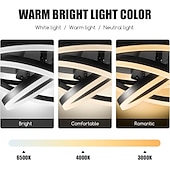 Недорогие Потолочные светильники с вентилятором-42-дюймовые выдвижные потолочные вентиляторы с подсветкой и пультом дистанционного управления, современный светодиодный полуутопленный вентилятор, выдвижной геометрический потолочный вентилятор, 3 цвета, 6 скоростей, интеллектуальный подвесной светильник