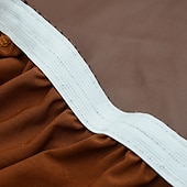 ieftine husa de scaun-husa scaun de sufragerie impermeabila husa pentru scaun neagra elastica din piele PU cu spatar inalt protector pentru scaun cu banda elastica pentru sala de mese, nunta