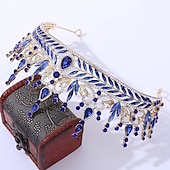 voordelige Accessoires voor haarstyling-luxe barokke kristallen bruids tiara&#039;s strass kroon bruids diadeem bruiloft haaraccessoires voor damesmode-sieraden