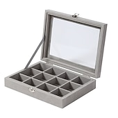 cheap Jewelry &amp; Cosmetic Storage-1PC Large Capacity Velvet Jewelry Box New Rings Necklaces Earrings Earrings Storage Box High-end Sense Organizing Box Dustproof Box
