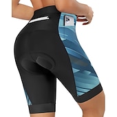 voordelige Broeken, shorts en rokken voor dames-Dames Wielrenshorts Fietsen Gewatteerde shorts Kleding Onderlichaam Bergracen Wegwielrennen Sport Grafisch 3D-pad Ademend Sneldrogend Vochtregelerend Roze Blauw Spandex Kleding Wielrenkleding
