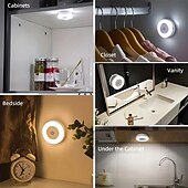economico Luci del disco-Luce Touch Lampada Led Rubinetto 3 Colori Lampada Regolabile Per Armadio Lampada Portatile Senza Fili Sottopensile Lampada Dimmerabile Per Camera Da Letto Cucina Bancone Scale Corridoio