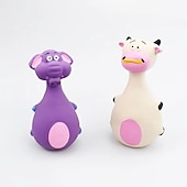 baratos Brinquedos para Cães-Brinquedos para roer Brinquedo interativo Squeak Toy com Durável Liberando Pressão Pet Training Brinquedo para corda de dentição Brinquedo de dentição para Cachorros Gatos Interior Exterior