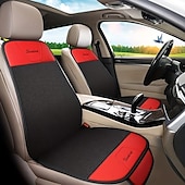 abordables Housses de siège de voiture-coussin de voiture starfire quatre saisons chaise de bureau universelle en lin de coton confortable coussin de siège de voiture sans dossier à double usage
