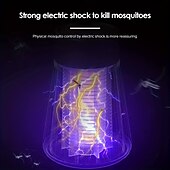 Недорогие Ошибка Zapper-Перезаряжаемый уничтожитель комаров и мух для внутреннего освещения с подвесной петлей, электрическая лампа для уничтожения, портативная светодиодная ловушка с usb для домашней спальни, кемпинга на