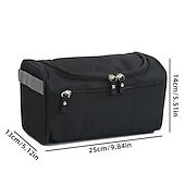 abordables Coffrets à bijoux et rangements pour produits de beauté-Trousse de maquillage étanche fermeture éclair homme femmes sac cosmétique étui de beauté maquillage organisateur trousse de toilette kits stockage voyage pochette de lavage