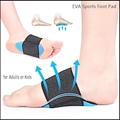 cheap Personal Care &amp; Health-EVA Sports Foot Pad, Flat Foot Arch Support Half Pad For Men And Women, Inner And Outer Eight-character Orthopedic Arch Insole