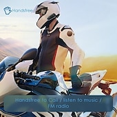 זול אוזניות לקסדת אופנוע-אוזניות לאופנוע Bluetooth קסדת אינטרקום קסדה עמידה למים אוזניות bluetooth 4.1 אביזרי אופנוע
