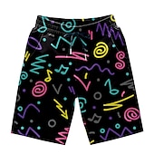 cheap Bottoms-Doll Retro Vintage 1980s Beach Shorts Men&#039;s Costume Vintage Cosplay Vacation Beach Shorts