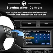 economico Lettori multimediali per auto-autoradio doppio din autoradio 7&#039;&#039; touch screen carplay &amp; per lettore multimediale per auto Android auto con ricevitore radio bt fmtelecamera per la retromarcia