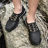 billige Sneakers til herrer-pustende mesh joggesko for menn – lette, sklisikre utendørs atletiske joggesko for fotturer, fotturer og vannsport