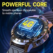 お買い得  スマートウォッチ-2023 グローバルバージョン 4 グラムネットスマートウォッチアンドロイド os 1000 mah バッテリー 1.6 画面血圧 gps 位置男性スマートウォッチ