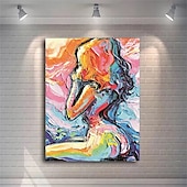 economico Stampe di nudi-Quadro su Tela Donna Nuda Astratta Sexy Body Art Quadro su Tela Stampa Sex Poster Immagini da Parete Immagini Moderne Camera da Letto Decorazioni per La Casa
