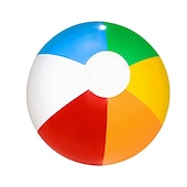 economico Giochi da Spiaggia e all&#039;Aperto-palla gonfiabile a sei colori pallone da spiaggia gioco per bambini palla giocattolo d&#039;acqua palla pubblicitaria palla colorata