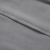economico Fodera per sedia da pranzo-Coprisedia da pranzo 2 pezzi, coprisedia elasticizzato in velluto bordeaux, coprisedia lavabile in spandex con protezione inferiore elastica, motivo floreale in stile fattoria per sala da pranzo,