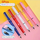 preiswerte Stifte &amp; Bleistifte-5 Stück neue Technologie, unbegrenzter Schreibstift, keine Tinte, neuartiger Stift, Kunstskizze, Malwerkzeuge, Kindergeschenk, Schulbedarf, Schreibwaren, Geschenk zum Schulanfang