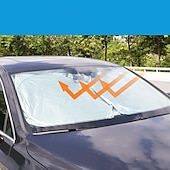 お買い得  車用ボディカバー-車のフロントガラスのサンシェード - 紫外線をブロックするサンバイザープロテクター、サンシェードで車を涼しく保ち、損傷を防ぎます。