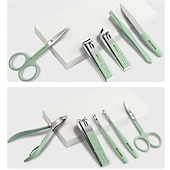 baratos Saúde dos pés-22 pçs profissional cortador de unhas kit de pedicure unhas de aço inoxidável lixas de unhas colher de orelha, kit de higiene para viagens
