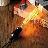 cheap Incandescent Bulbs-Retro Lamp T185 40W E27 Filament Dimmable Decorative Incandescent Ampoule Vintage Edison Light Bulb for Home Living