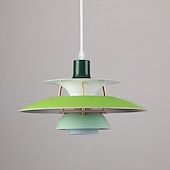 economico Luci a sospensione-lampada a sospensione a led ufo, lampade a sospensione moderne per camera da letto di colore lampada a sospensione in alluminio e26 base lampada a sospensione a lunghezza regolabile per soggiorno