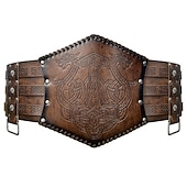 cheap Medieval-Warrior Knight Ritter Viking Celtic Knight Retro Vintage Punk &amp; Gothic Medieval Renaissance 17th Century Cosplay Costume Masquerade Waist Belt Men&#039;s Women&#039;s Costume Vintage Cosplay Performance Stage