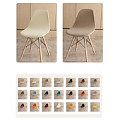 abordables Couverture de chaise de salle à manger-Les housses de chaise de salle à manger en velours, luxueuses et douces, protègent vos chaises rouge bordeaux tout en ajoutant élégance et confort à la décoration de votre salle à manger