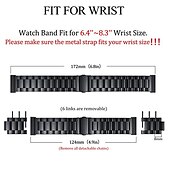 abordables Correas de reloj Fitbit-Correa de Smartwatch Compatible con Fitbit Versa 4 Sense 2 Versa 3 Sense Versa 2 Acero Inoxidable Reloj inteligente Correa con caso con herramienta de eliminación Cierre Metálico Correa Deportiva