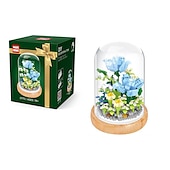 baratos Brinquedos de Montar-Blocos de construção para presentes do dia das mulheres, crie lindos buquês de flores com este kit de construção de flores de 1 peça - perfeito para adultos&amp;amp; crianças! presentes de dia das mães