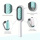 levne Péče o psy-1ks silikonový kartáč na mazlíčky hřeben odstraňovač chlupů masážní nástroje pro kočky a psy odstraňovač žmolků