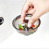 お買い得  排水口用品-2 個ステンレス鋼キッチンシンクストレーナーバスケット排水プラグフィルター交換ワイドリム 3.2/4.4 インチ、フードキャッチャー詰まり防止
