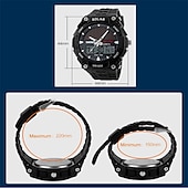 abordables Relojes digitales-Reloj deportivo SKMEI solar digital LED reloj militar para hombres moda casual electrónica cronógrafo reloj de caucho reloj masculino