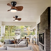 preiswerte Deckenventilator-Leuchten-Deckenventilator mit Lichtern, 22 Zoll, dimmbare LED, 3 Farben, 6 Geschwindigkeiten, Timing, umkehrbare Flügel mit Fernbedienung, Ventilator-Kronleuchter für den Haushalt, flacher, bündig montierter Deckenventilator für den Innenbereich, 220–240 V