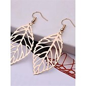 お買い得  イヤリング-女性用 イヤリング・ピアス ファッション アウトドア リーフ柄 イヤリング