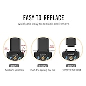 baratos Relógios Garmin-Pulseiras de Relógio para Garmin Acetato Vivoativo Silicone Substituição Alça Respirável Pulseira Esportiva Pulseira