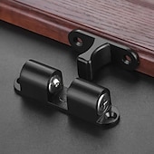 cheap Building Supplies-1pc Invisible Magnetic Door Stops Non Punching Holders Baby Safety Anti Pinch Catch Floor Plugs Protect Buffer Home Improvement