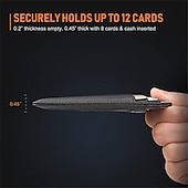 זול מחזיקי כרטיסים ומקרים-buffway slim מינימליסטי כיס rfid חוסם ארנקי עור לגברים נשים