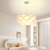 abordables Éclairages pour îlot-led pendentif lumière acrylique fleur design unique plafond en métal luminaires créatif bar style atmosphère lustre pour salon, îlot de cuisine, chambre à coucher