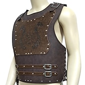 levne brnění-Retro Punk a gotika Středověké Cosplay kostým Zbraně a výzbroj Hrudník Válečník Rytíř Viking Pánské Viking předvečer Všech svatých Karneval Plesová maškaráda Výkon Podium Plesová maškaráda Dospělé