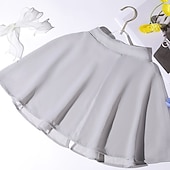 economico Stole da matrimonio-Cappotto avvolgente donna vintage elegante senza maniche avvolge con colore puro per matrimonio vestito estivo per impressionare