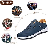 preiswerte Sneaker für Herren-Marineblaue Freizeit-Sport-Sneaker für Herren | leichte Sportschuhe mit Schnürung und bequemer Sohle | perfekt zum Laufen, Gehen und für den Alltag