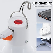 זול אורות קמפינג ופנסים-נורות נטענות usb חיצוניות מנורת led 60w תאורת חירום חיבור דיג קמפינג מנורות לילה פנסים ניידים