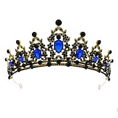 preiswerte Zubehör und mehr-funkelnde Kristall-Diademe &amp; Kronen für Frauen &amp; Mädchen Rokoko viktorianische Hochzeitsaccessoires