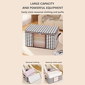 economico Contenitori per abbigliamento-custodia per vestiti visiva custodia per smistamento armadio custodia portatile custodia per trapunta invernale