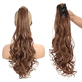 economico Code-Gancio Code Classico / sintetico / Facile da indossare Capelli sintetici Pezzo di capelli Estensione capelli Ondulato / Onda naturale 22 pollici Festa / Serata / Da tutti i giorni / Da mare