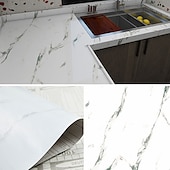 voordelige Behang-cool wallpapers marmeren behang muurschildering waterdicht oliebestendig vochtbestendig meubels renovatie zelfklevend gemakkelijk verwijderbare wandbekleding keuken aanrecht kast plank voering